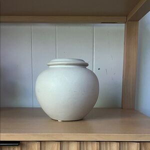 Threshold Cream Ceramic Vase
